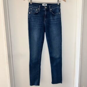AGOLDE Sophie High Rise Skinny Crop Denim Jeans Women’s 26 Designer Normcore EUC